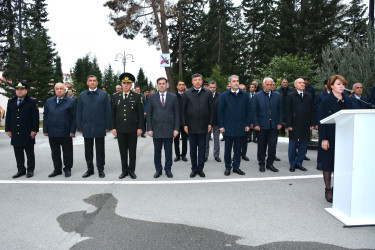 Göyçayda şəhid polkovnik Babək Səmidlinin üçüncü ildönümü qeyd olundu