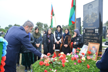 Vətən müharibəsi şəhidi Məmmədov Sənan Tehran oğlunun dördüncü ildönümü qeyd edilib