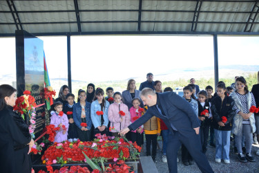 Vətən müharibəsi şəhidi Ağayev Ülvi Valeh oğlunun dördüncü ildönümü qeyd edilib