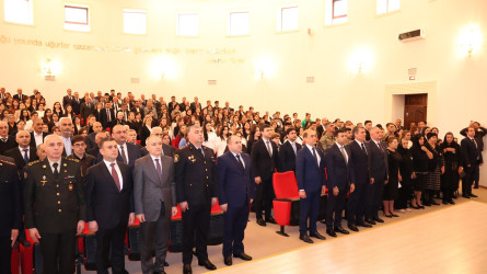 Göyçayda Müstəqil Azərbaycan dövlətinin qurucusu, görkəmli siyasi və dövlət xadimi, xalqımızın Ümummilli Lideri Heydər Əliyevin anadan olmasının 103-cü ildönümü qeyd olunub