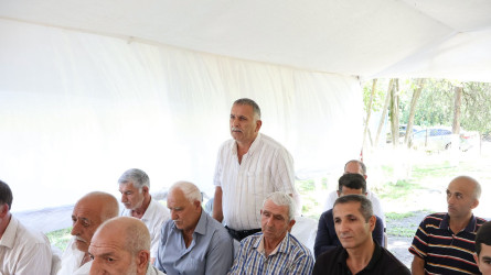 Göyçay Rayon İcra Hakimiyyətinin başçısı Orxan Mürsəlov Üngütlü kəndində səyyar qəbul keçirib.