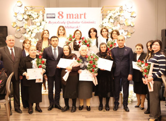 Rayon İcra Hakimiyyətinin təşkilatçılığı ilə 8 Mart – Beynəlxalq Qadınlar Günü və müqəddəs Ramazan ayı münasibətilə tədbir keçirilib