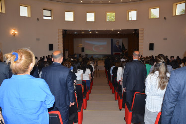Azərbaycan xalqının Ümummilli lideri Heydər Əliyevin anadan olmasının 102 illiyi ilə əlaqədar  “Konstitusiya və Suverenlik İli” çərçivəsində “Milli Konstitusiyadan tam Suverenlik Zirvəsinə” mövzusunda ümumrayon müşavirəsi keçirilib