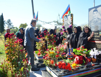 Vətən müharibəsi şəhidi Abdullayev Səməd Sədiyar oğlunun dördüncü ildönümü qeyd edilib