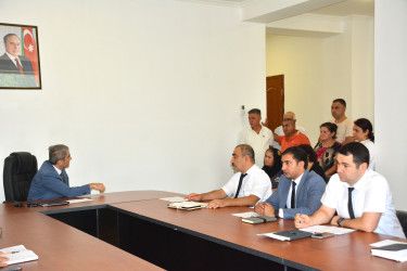 Göyçayda vətəndaşların növbəti qəbulu keçirilib