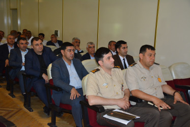Göyçayda yanğın təhlükəsizliyi mövzusunda maarifləndirici tədbir keçirildi