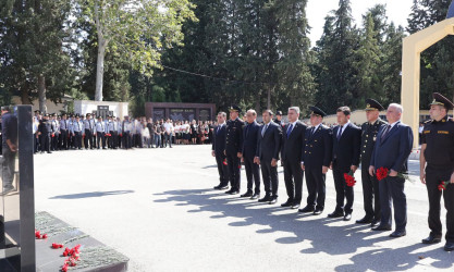 Anım Günü ilə əlaqədar Göyçay Şəhidlər Xiyabanı ziyarət olunub