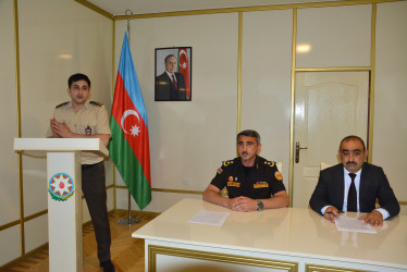 Göyçayda yanğın təhlükəsizliyi mövzusunda maarifləndirici tədbir keçirildi