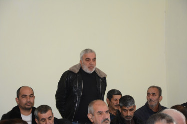 Rayon İcra Hakimiyyətinin başçısı Orxan Mürsəlov Kürdşaban kənd sakinləri ilə səyyar qəbul keçirib