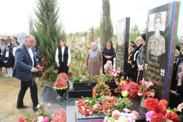 Vətən müharibəsi şəhidi Bayram Orucovun beşinci ildönümü qeyd edilib