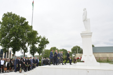 Göyçayda Azərbaycan xalqının Ümummilli Lideri Heydər Əliyevin 100 illik yubileyi qeyd olundu