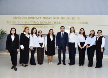 Rayon İcra Hakimiyyətinin başçısı Orxan Mürsəlov Göyçay Gənclər Evinin kollektivi və fəaliyyəti ilə tanış olub