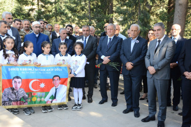 Vətən müharibəsi şəhidi Kərimli Orxan Akif oğlunun dördüncü ildönümü qeyd edilib