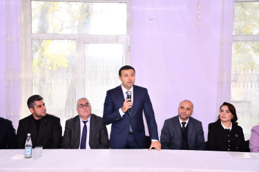 Rayon İcra Hakimiyyətinin başçısı Orxan Mürsəlov İnteqrasiya təlimli internat tipli gimnaziyaya baxış keçirib
