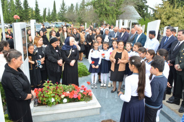 Vətən müharibəsi şəhidi Məmmədov Elvin Mübariz oğlunun dördüncü ildönümü qeyd edilib