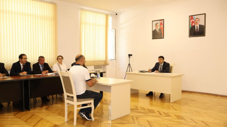 Göyçay Rayon İcra Hakimiyyətinin başçısı Orxan Mürsəlov rayonun idarə, müəssisə və təşkilat rəhbərlərinin iştirakı ilə növbəti vətəndaş qəbulu keçirib.