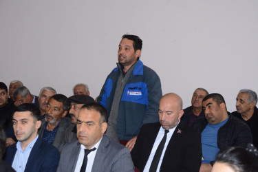 Rayon İcra Hakimiyyətinin başçısı Şahsoltanlı kənd sakinləri ilə səyyar qəbul keçirib.