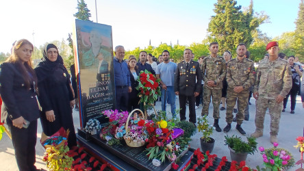 Vətən müharibəsi şəhidi Şirinov Eldar Bağır oğlunun dördüncü ildönümü qeyd edilib