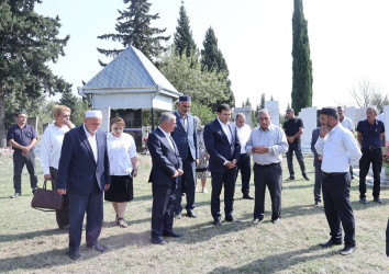 Göyçayda torpaqlarımızın azadlığı uğrunda canından keçən şəhidlərin məzarları ziyarət olunub