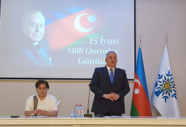 Göyçayda 15 İyun-Milli Qurtuluş Günü münasibətilə elmi – praktik konfrans keçirilib