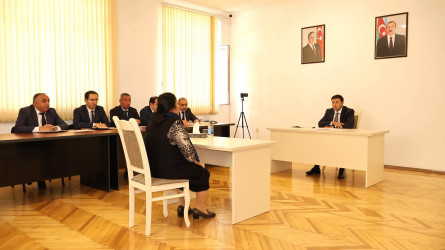 Göyçay Rayon İcra Hakimiyyətinin başçısı Orxan Mürsəlov növbəti vətəndaş qəbulu keçirib