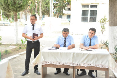 Rayonun Birinci Ərəbəcbirli kəndində vətəndaşlarla növbəti səyyar qəbul keçirilib