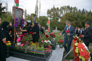 Vətən müharibəsində şəhid olanların üçüncü ildönümü məzarları önündə qeyd olundu