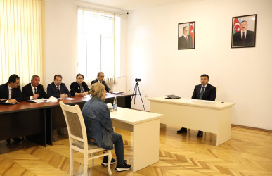 Göyçay Rayon İcra Hakimiyyətinin başçısı Orxan Mürsəlov növbəti vətəndaş qəbulu keçirib14-04-2026