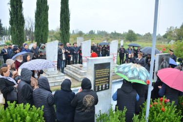 Vətən müharibəsi şəhidi Elvin Məmmədovun beşinci ildönümü qeyd edilib