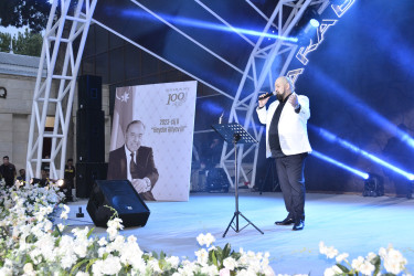 Azərbaycan xalqının Ümummilli Lideri Heydər Əliyevin 100 illik yubileyi münasibətilə Göyçay şəhər mərkəzində konsert proqramı təşkil edilib