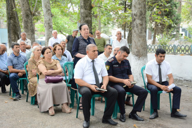 Göyçay rayonunun Qızılağac kəndində sakinlərlə növbəti səyyar qəbul keçirilib