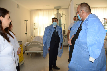 Rayon İcra Hakimiyyətinin başçısı Orxan Mürsəlov “Göyçay rayon Mərkəzi Xəstəxanası” publik hüquqi şəxsində  və Göyçay Təcili Təxirəsalınmaz Tibbi Yardım Stansiyasında olub