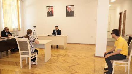 Göyçay Rayon İcra Hakimiyyətinin başçısı Orxan Mürsəlov növbəti vətəndaş qəbulu keçirib