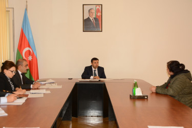 Rayon İcra Hakimiyyətinin başçısı Orxan Mürsəlov növbəti vətəndaş qəbulu keçirib