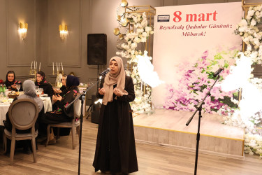 Rayon İcra Hakimiyyətinin təşkilatçılığı ilə 8 Mart – Beynəlxalq Qadınlar Günü və müqəddəs Ramazan ayı münasibətilə tədbir keçirilib