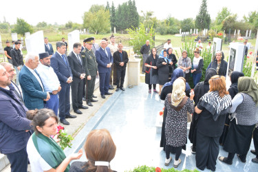 Vətən müharibəsi şəhidi Məmmədov Elvin Mübariz oğlunun dördüncü ildönümü qeyd edilib