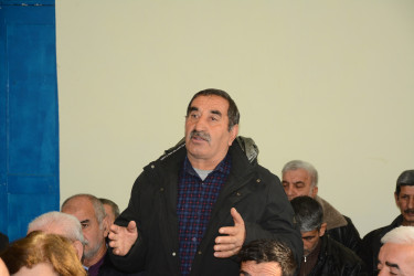 Rayon İcra Hakimiyyətinin başçısı Orxan Mürsəlov Kürdşaban kənd sakinləri ilə səyyar qəbul keçirib