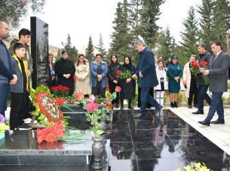 Göyçayda şəhid polkovnik Babək Səmidlinin üçüncü ildönümü qeyd olundu