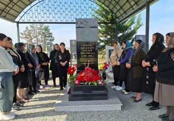 Vətən müharibəsi şəhidi Ülvi Ağayevin beşinci ildönümü qeyd edilib