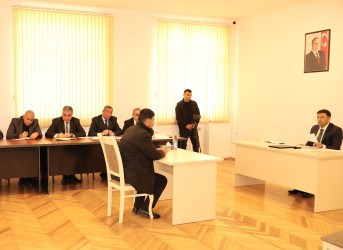 Rayon İcra Hakimiyyətinin başçısı Orxan Mürsəlov növbəti vətəndaş qəbulu keçirib