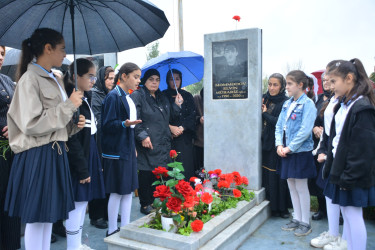 Vətən müharibəsi şəhidi Elvin Məmmədovun beşinci ildönümü qeyd edilib