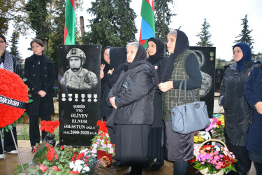 Göyçayda 44 günlük Vətən müharibəsində şəhid olanların dördüncü ildönümü qeyd edilib