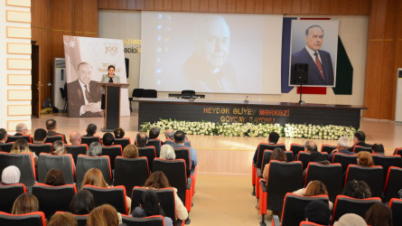 Göyçayda “Heydər Əliyevin zəngin dövlətçilik irsinin əsas istiqamətləri” mövzusunda elmi-seminar keçirilib