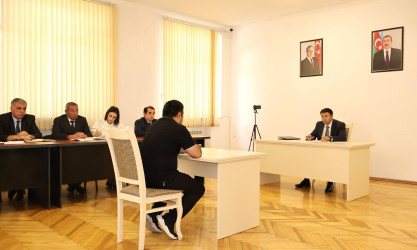 Göyçay Rayon İcra Hakimiyyətinin başçısı Orxan Mürsəlov vətəndaş qəbulu keçirib