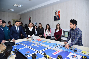 Rayon İcra Hakimiyyətinin başçısı Orxan Mürsəlov Göyçay Gənclər Evinin kollektivi və fəaliyyəti ilə tanış olub