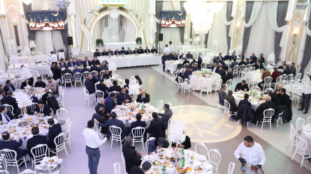 Rayon İcra Hakimiyyəti tərəfindən müqəddəs Ramazan ayı münasibətilə iftar süfrəsi təşkil olunub