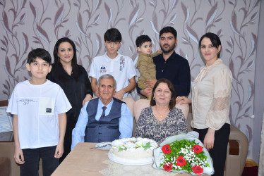 Göyçayda 15 may “Beynəlxalq Ailə günü” münasibətilə Cəfərovlar ailəsi ziyarət olunub