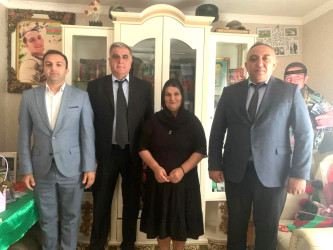 Göyçayda 44 günlük Vətən müharibəsi şəhidi İntiqam Şirəliyevin ailəsi ilə görüş keçirilib