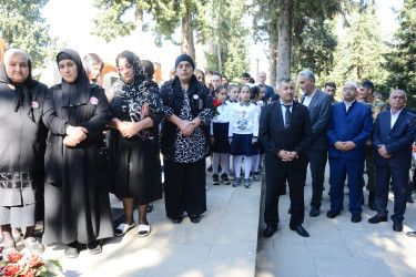 Vətən müharibəsi şəhidi Kərimli Orxan Akif oğlunun dördüncü ildönümü qeyd edilib