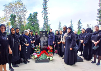 Vətən müharibəsi şəhidi Nuruzadə Elşən Əlisa oğlunun dördüncü ildönümü qeyd edilib